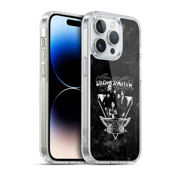 Aerosmith Black And White World Tour Soft Gel Case for Apple iPhone 13 Pro & MagSafe