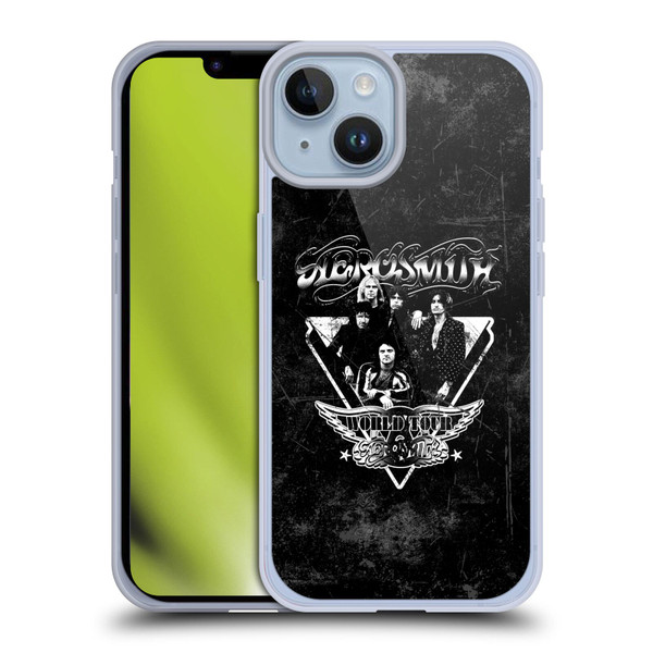 Aerosmith Black And White World Tour Soft Gel Case for Apple iPhone 14