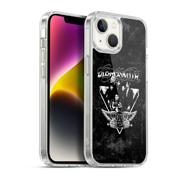 Aerosmith Black And White World Tour Soft Gel Case for Apple iPhone 14