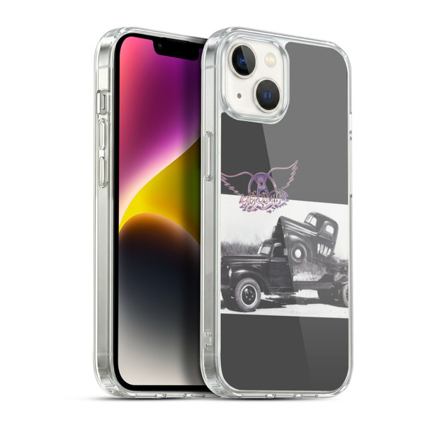 Aerosmith Black And White The Pump Soft Gel Case for Apple iPhone 14 Plus & MagSafe