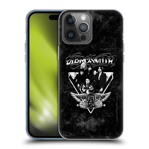 Aerosmith Black And White World Tour Soft Gel Case for Apple iPhone 14 Pro Max
