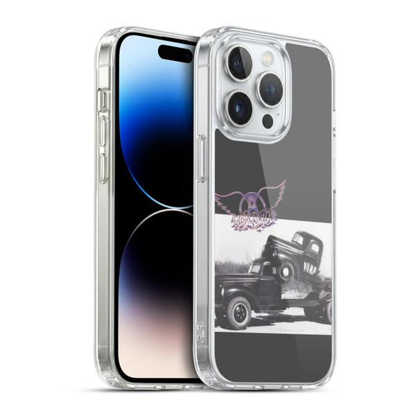 Aerosmith Black And White The Pump Soft Gel Case for Apple iPhone 14 Pro & MagSafe
