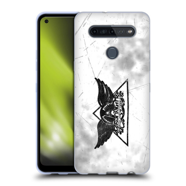 Aerosmith Black And White Triangle Winged Logo Soft Gel Case for LG K51S