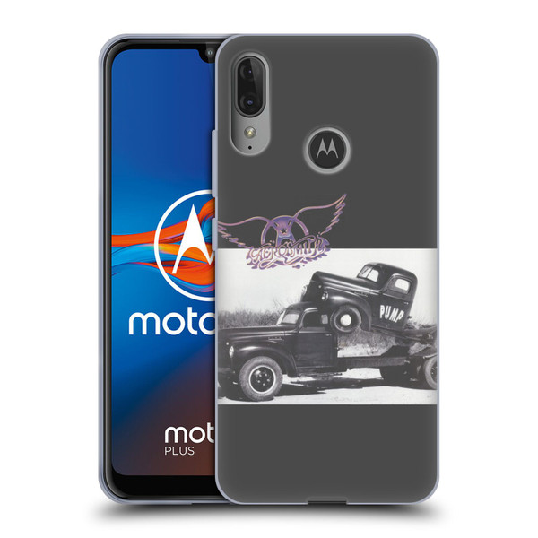 Aerosmith Black And White The Pump Soft Gel Case for Motorola Moto E6 Plus