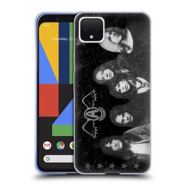 Aerosmith Black And White Vintage Photo Soft Gel Case for Google Pixel 4 XL