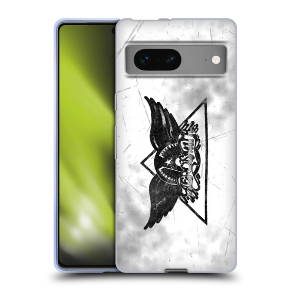 Aerosmith Black And White Triangle Winged Logo Soft Gel Case for Google Pixel 7