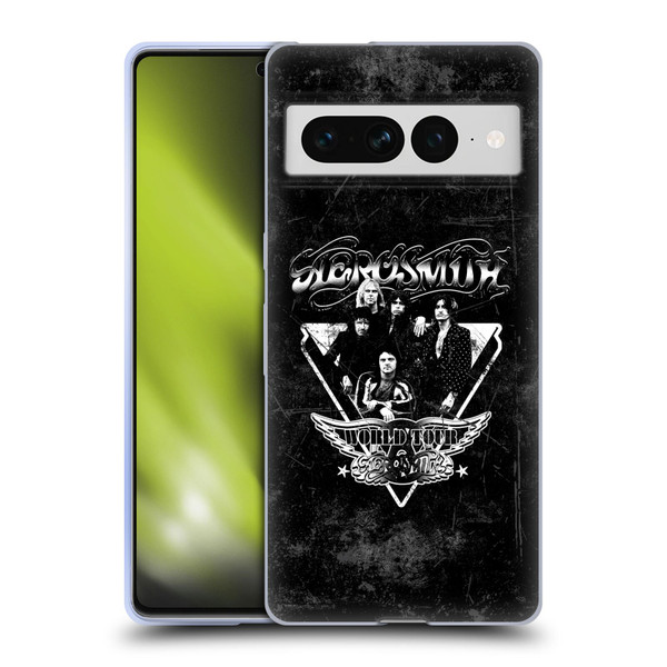 Aerosmith Black And White World Tour Soft Gel Case for Google Pixel 7 Pro