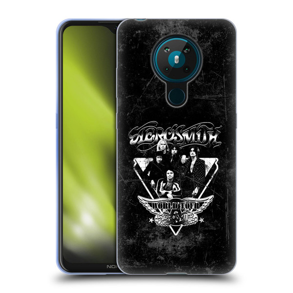 Aerosmith Black And White World Tour Soft Gel Case for Nokia 5.3