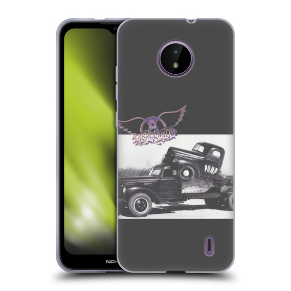 Aerosmith Black And White The Pump Soft Gel Case for Nokia C10 / C20