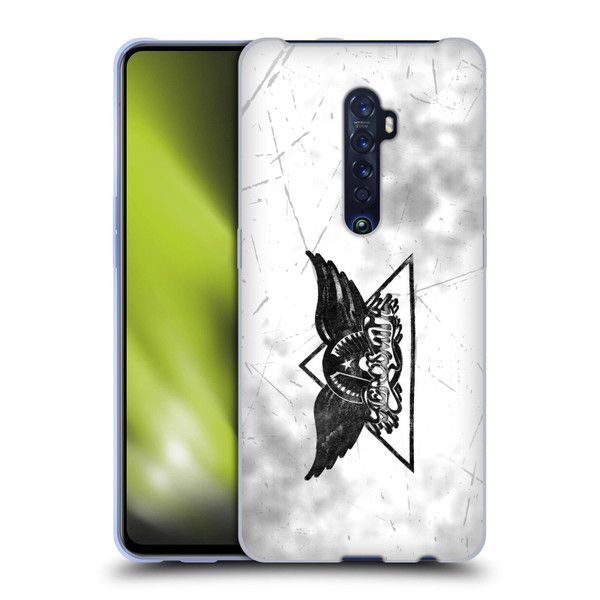 Aerosmith Black And White Triangle Winged Logo Soft Gel Case for OPPO Reno 2