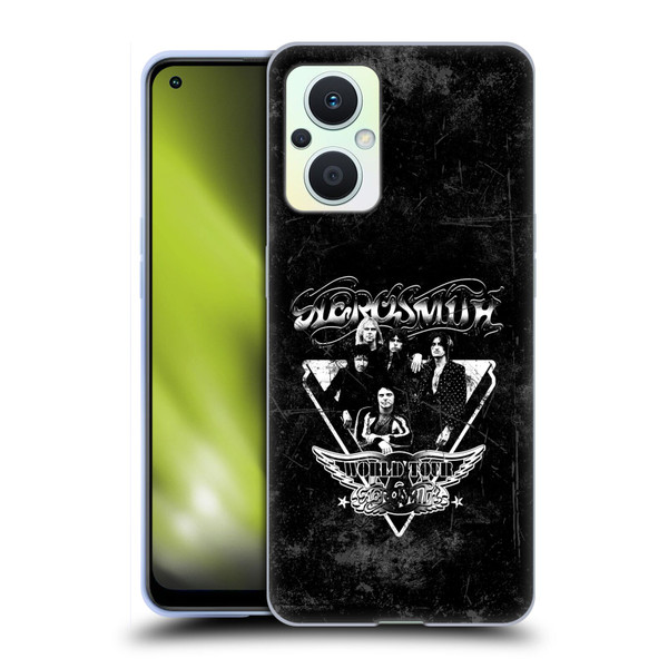 Aerosmith Black And White World Tour Soft Gel Case for OPPO Reno8 Lite