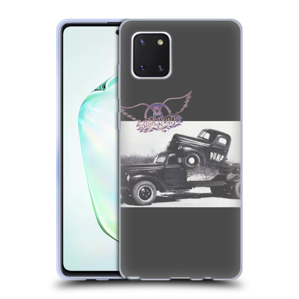 Aerosmith Black And White The Pump Soft Gel Case for Samsung Galaxy Note10 Lite