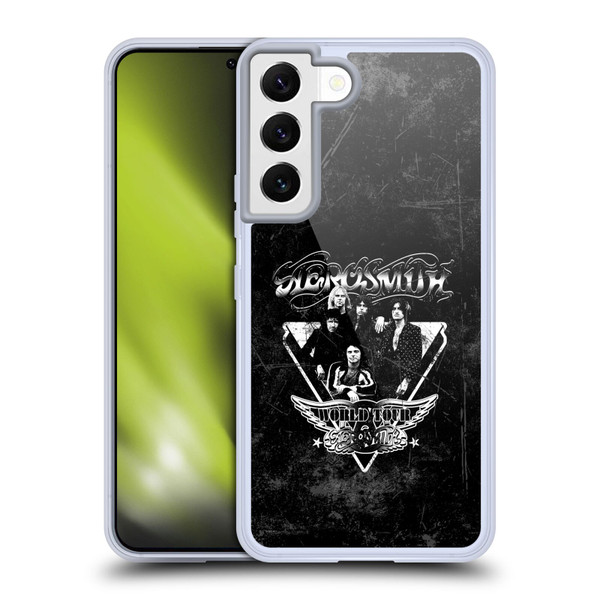 Aerosmith Black And White World Tour Soft Gel Case for Samsung Galaxy S22 5G