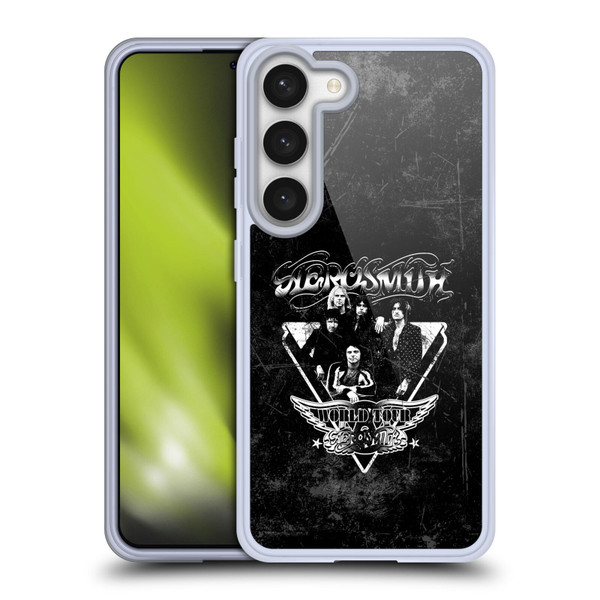 Aerosmith Black And White World Tour Soft Gel Case for Samsung Galaxy S23 5G