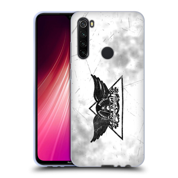 Aerosmith Black And White Triangle Winged Logo Soft Gel Case for Xiaomi Redmi Note 8T