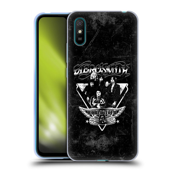 Aerosmith Black And White World Tour Soft Gel Case for Xiaomi Redmi 9A / Redmi 9AT