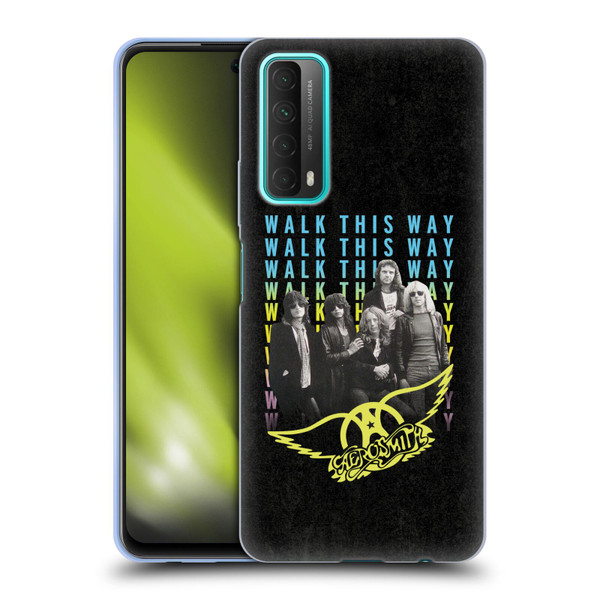 Aerosmith Classics Walk This Way Soft Gel Case for Huawei P Smart (2021)