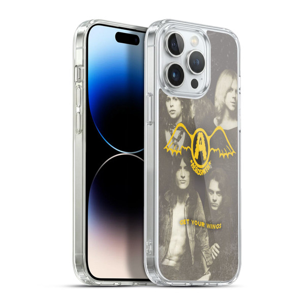 Aerosmith Classics Get Your Wings Soft Gel Case for Apple iPhone 13 Pro Max & MagSafe