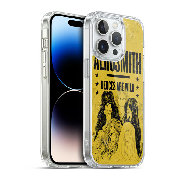 Aerosmith Classics Deuces Are Wild Soft Gel Case for Apple iPhone 13 Pro & MagSafe