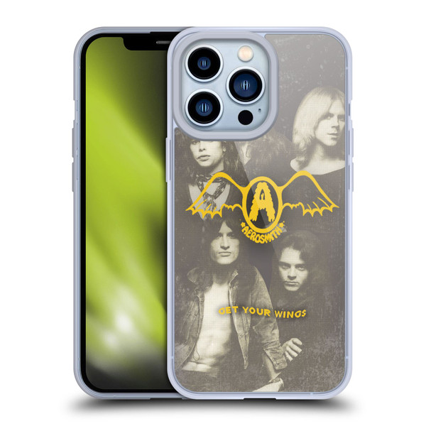 Aerosmith Classics Get Your Wings Soft Gel Case for Apple iPhone 13 Pro