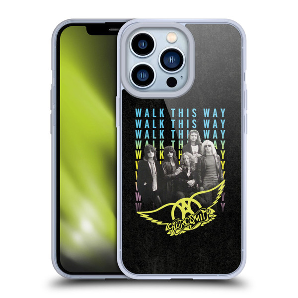 Aerosmith Classics Walk This Way Soft Gel Case for Apple iPhone 13 Pro
