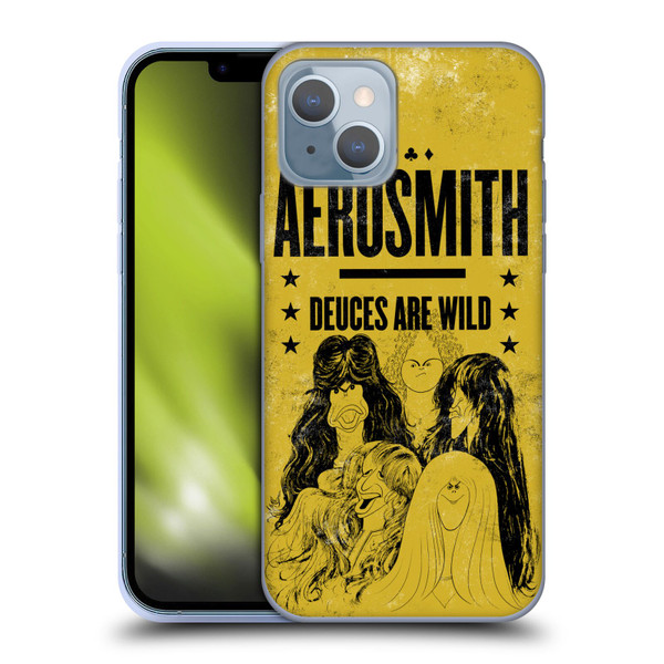 Aerosmith Classics Deuces Are Wild Soft Gel Case for Apple iPhone 14