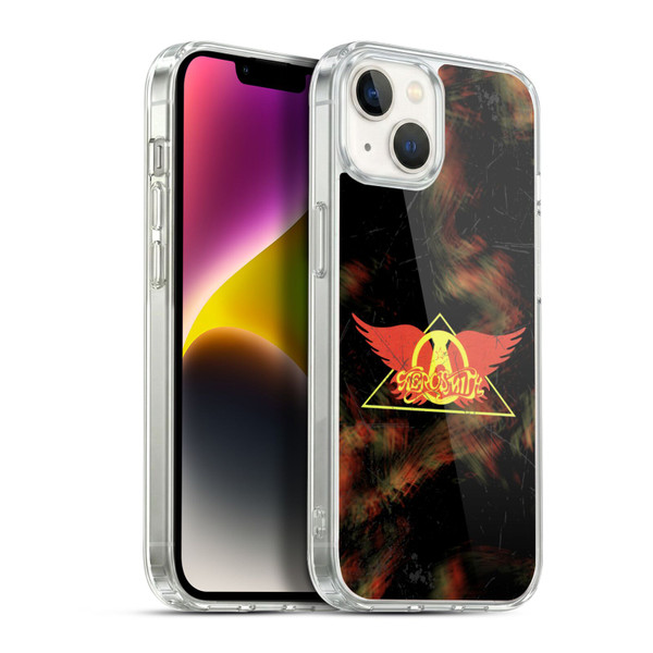 Aerosmith Classics Triangle Winged Soft Gel Case for Apple iPhone 14 Plus & MagSafe