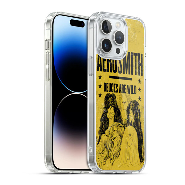Aerosmith Classics Deuces Are Wild Soft Gel Case for Apple iPhone 14 Pro Max & MagSafe