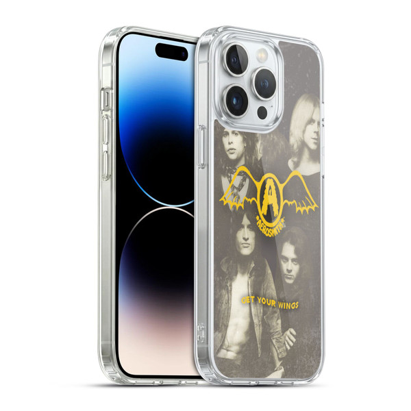 Aerosmith Classics Get Your Wings Soft Gel Case for Apple iPhone 14 Pro Max & MagSafe