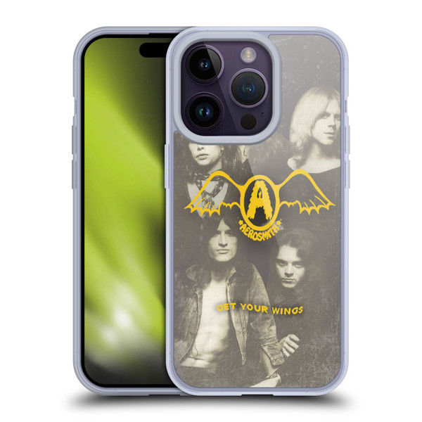 Aerosmith Classics Get Your Wings Soft Gel Case for Apple iPhone 14 Pro