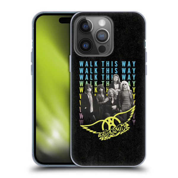 Aerosmith Classics Walk This Way Soft Gel Case for Apple iPhone 14 Pro
