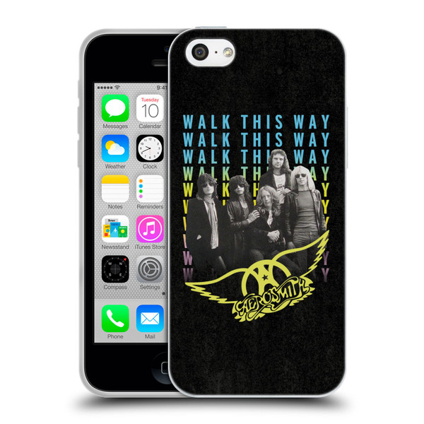 Aerosmith Classics Walk This Way Soft Gel Case for Apple iPhone 5c