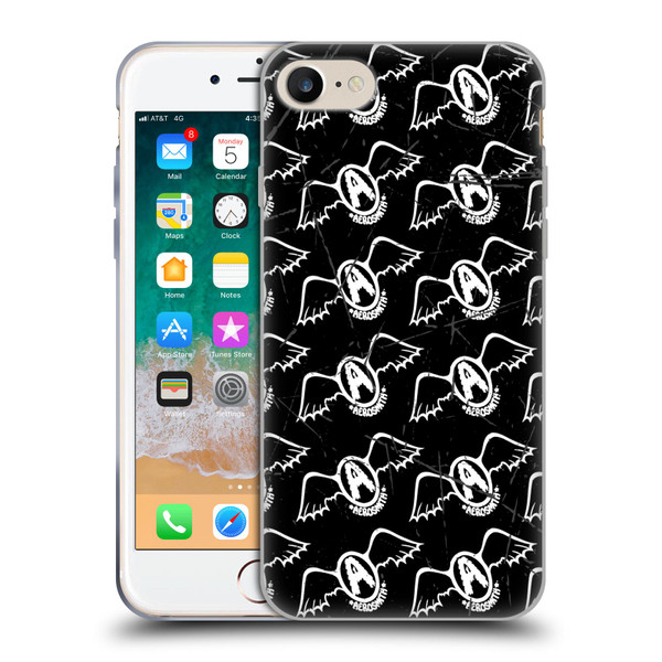 Aerosmith Classics Logo Pattern Soft Gel Case for Apple iPhone 7 / 8 / SE 2020 & 2022