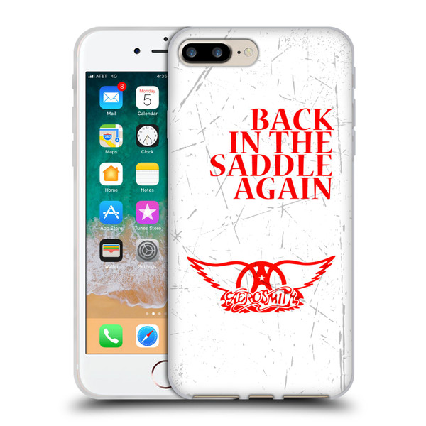 Aerosmith Classics Back In The Saddle Again Soft Gel Case for Apple iPhone 7 Plus / iPhone 8 Plus