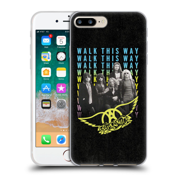 Aerosmith Classics Walk This Way Soft Gel Case for Apple iPhone 7 Plus / iPhone 8 Plus