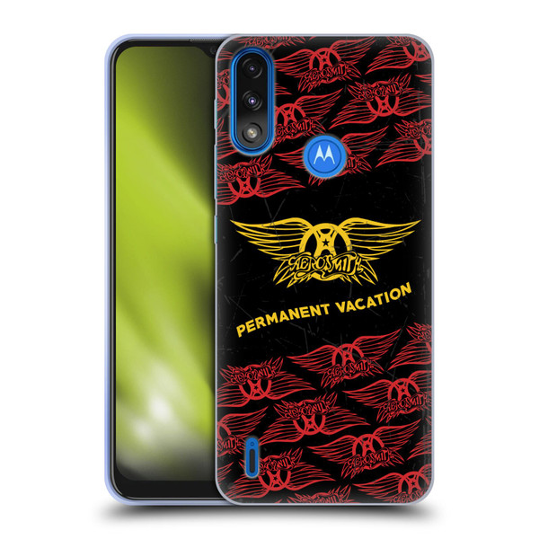 Aerosmith Classics Permanent Vacation Soft Gel Case for Motorola Moto E7 Power / Moto E7i Power