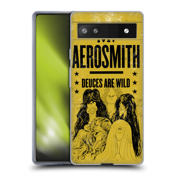Aerosmith Classics Deuces Are Wild Soft Gel Case for Google Pixel 6a