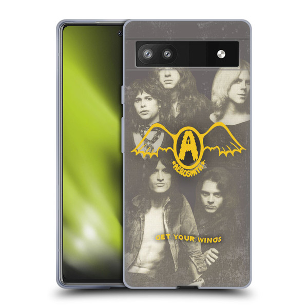 Aerosmith Classics Get Your Wings Soft Gel Case for Google Pixel 6a
