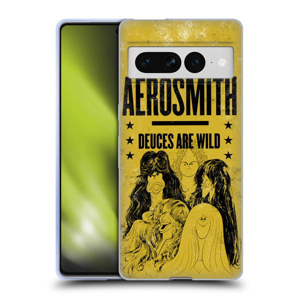 Aerosmith Classics Deuces Are Wild Soft Gel Case for Google Pixel 7 Pro