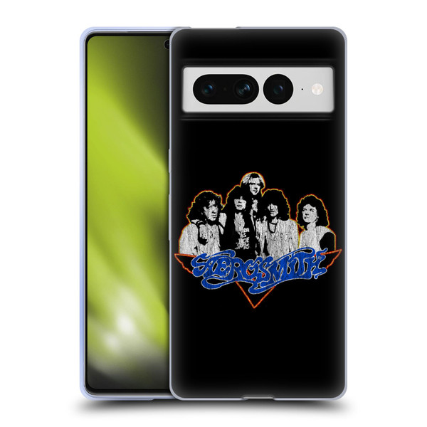 Aerosmith Classics Group Photo Vintage Soft Gel Case for Google Pixel 7 Pro