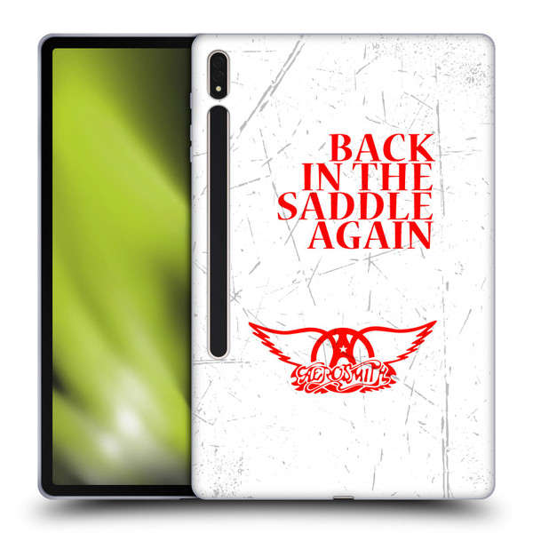 Aerosmith Classics Back In The Saddle Again Soft Gel Case for Samsung Galaxy Tab S8 Plus