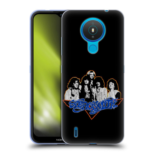 Aerosmith Classics Group Photo Vintage Soft Gel Case for Nokia 1.4