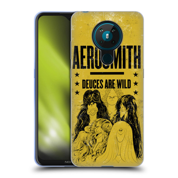 Aerosmith Classics Deuces Are Wild Soft Gel Case for Nokia 5.3