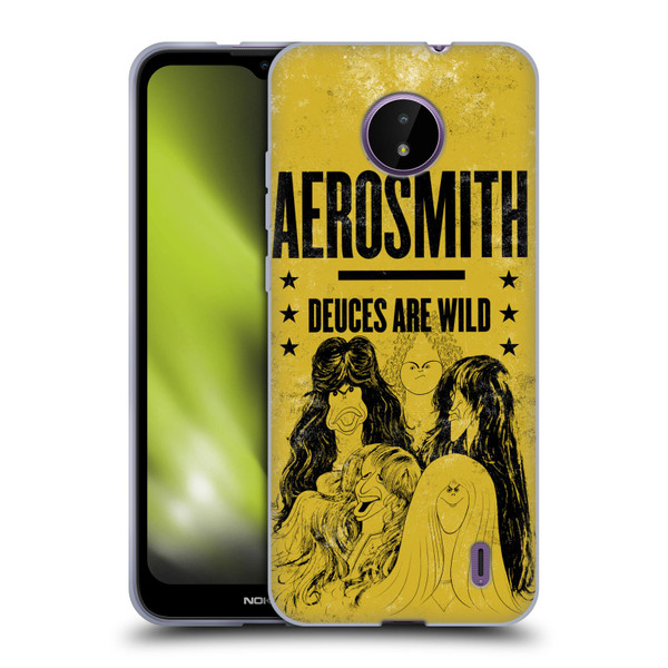 Aerosmith Classics Deuces Are Wild Soft Gel Case for Nokia C10 / C20