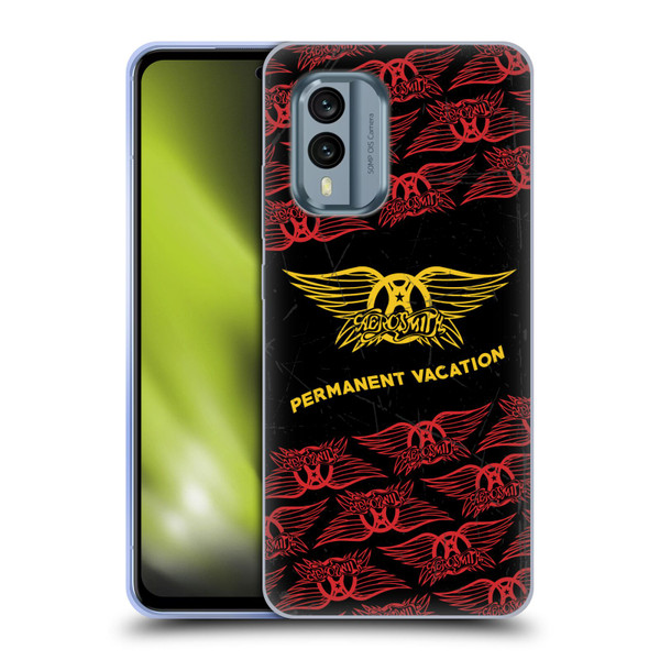 Aerosmith Classics Permanent Vacation Soft Gel Case for Nokia X30