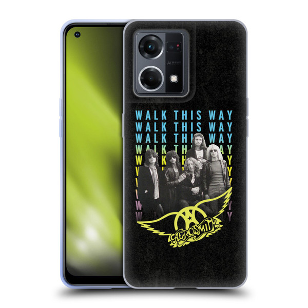 Aerosmith Classics Walk This Way Soft Gel Case for OPPO Reno8 4G
