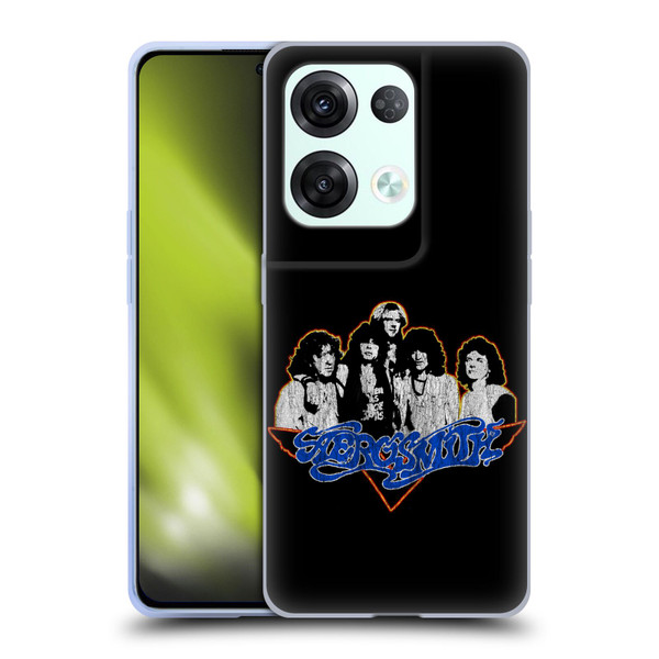 Aerosmith Classics Group Photo Vintage Soft Gel Case for OPPO Reno8 Pro