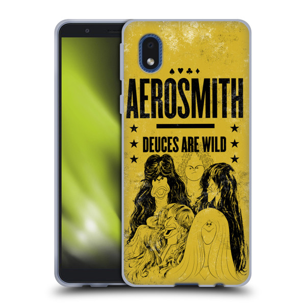 Aerosmith Classics Deuces Are Wild Soft Gel Case for Samsung Galaxy A01 Core (2020)