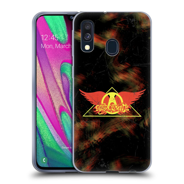 Aerosmith Classics Triangle Winged Soft Gel Case for Samsung Galaxy A40 (2019)