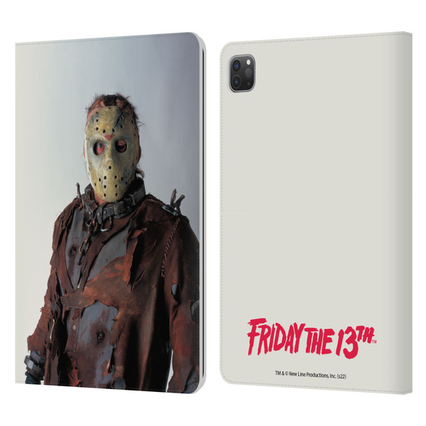 Friday the 13th: Jason X Comic Art And Logos Jason Leather Book Wallet Case Cover For Apple iPad Pro 11 2020 / 2021 / 2022